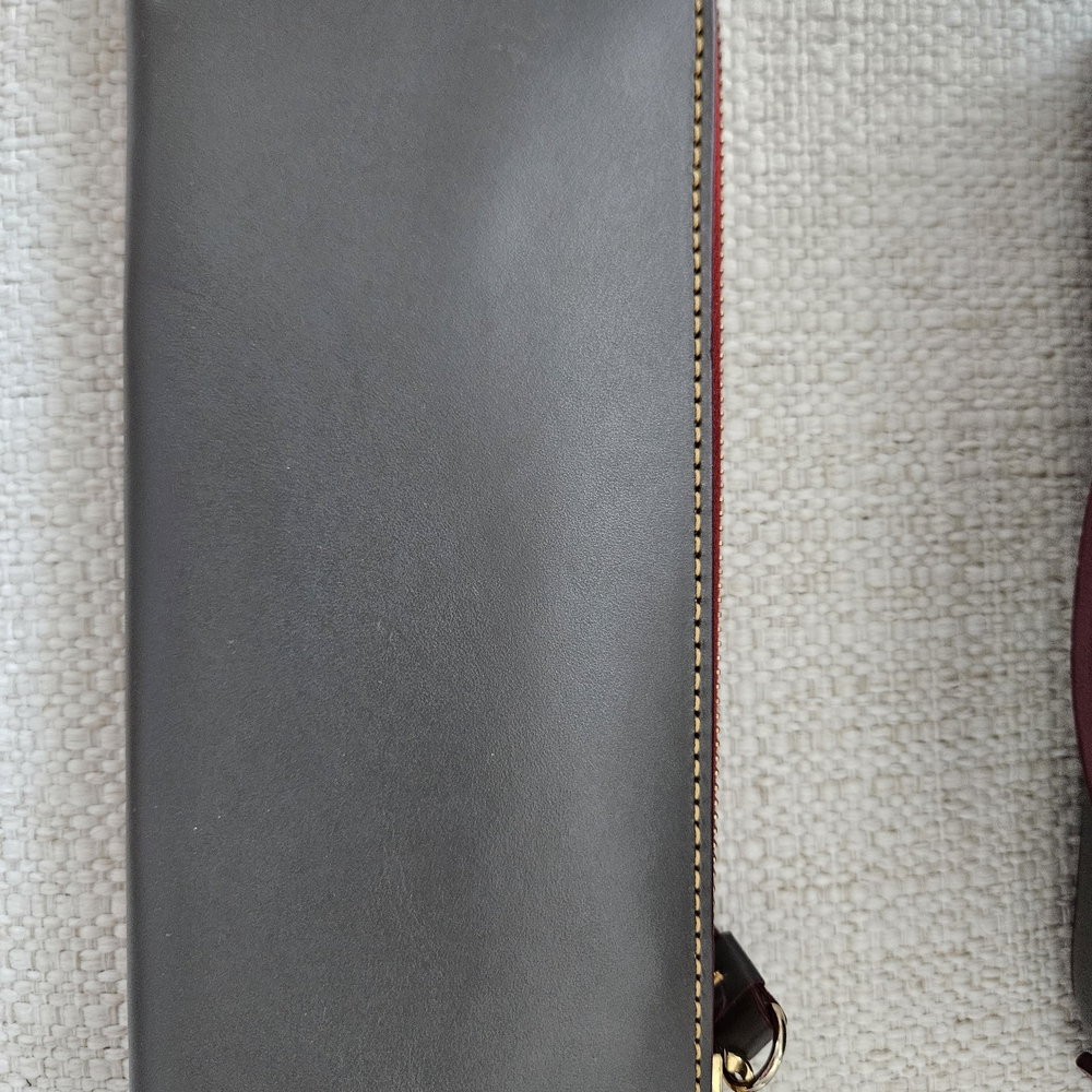Dooney & Bourke Grey and Burgundy Women's Bag And Wallet - Picture 13 of 15